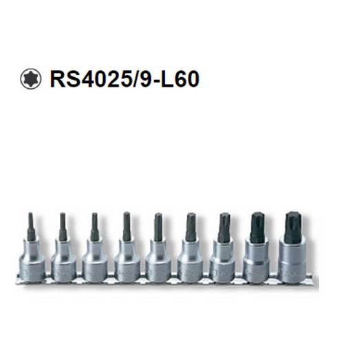 SKI - สกี จำหน่ายสินค้าหลากหลาย และคุณภาพดี | KOKEN RS4025/9-L60 ชุดบ๊อกเดือยโผล่ท๊อกซ์ 1/2นิ้ว-60mm (T20-T60)